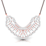 Pear & Round Diamond Sunburst Mangalsutra