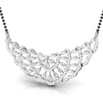 Pear & Round Diamond Tiered Mangalsutra