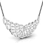 Pear & Round Diamond Tiered Mangalsutra