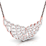 Pear & Round Diamond Tiered Mangalsutra