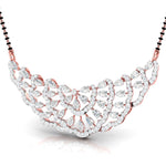 Pear & Round Diamond Tiered Mangalsutra