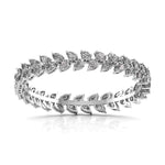 Pair of 26 Pointer Leaf Diamond Tennis Bracelets