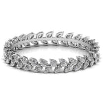 Pair of 26 Pointer Leaf Diamond Tennis Bracelets