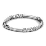 Intricate Diamond Pattern Bangle