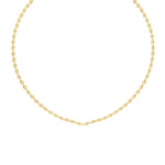 Pear-Shaped Diamond Tennis Necklace