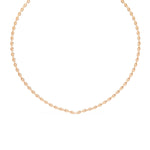 Pear-Shaped Diamond Tennis Necklace