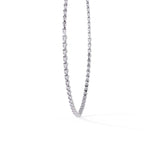 Pear-Shaped Diamond Tennis Necklace