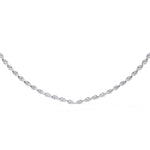 Pear-Shaped Diamond Tennis Necklace