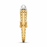 Pearl Halo Diamond Bangle