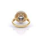 Peppered Dazzle Diamond Ring