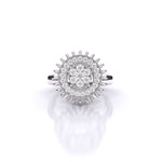 Peppered Dazzle Diamond Ring