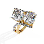 4.8 Carat Cushion Lab Grown Diamond Ring
