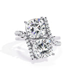4.8 Carat Cushion Lab Grown Diamond Ring