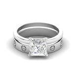 Princess Diamond Solitaire Set