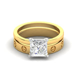Princess Diamond Solitaire Set