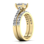1 Carat Princess Solitaire Band Ring