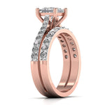 1 Carat Princess Solitaire Band Ring
