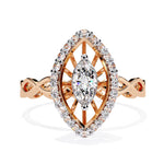 Marquise Gleam Lab Grown Diamond Ring