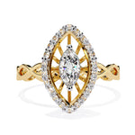 Marquise Gleam Lab Grown Diamond Ring