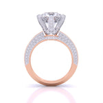 3 Carat Radiant Accents Diamond Ring