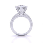 3 Carat Radiant Accents Diamond Ring