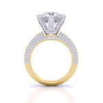 3 Carat Radiant Accents Diamond Ring