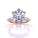 3 Carat Radiant Accents Diamond Ring