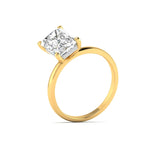 4 Carat Radiant Cut Diamond Solitaire Ring