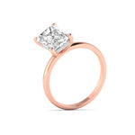 4 Carat Radiant Cut Diamond Solitaire Ring