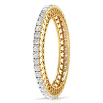 40 Pointer Swirls Diamond Bangle