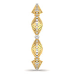 Celestial Gold Diamond Bangle