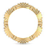 Celestial Gold Diamond Bangle
