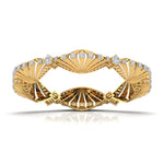 Celestial Gold Diamond Bangle