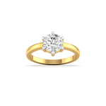 1.5 Carat Round Diamond Solitaire Engagement Ring