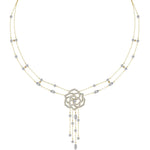 Round Cut Diamonds Glamorous Necklace