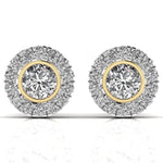 Round Cut Diamonds Studs Earring