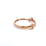 Modern Abstract Lab Grown Diamond Bangle