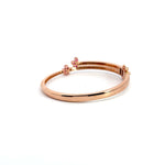 Modern Abstract Lab Grown Diamond Bangle