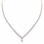 Round Cut Studded Diamonds Necklace