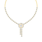 Round Diamond Pendant Y-Necklace