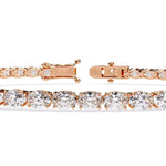 12 Pointer Round Diamond Tennis Bracelet