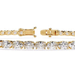 12 Pointer Round Diamond Tennis Bracelet