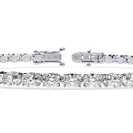 12 Pointer Round Diamond Tennis Bracelet