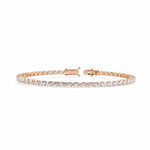 12 Pointer Round Diamond Tennis Bracelet