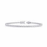 12 Pointer Round Diamond Tennis Bracelet