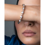 Round Lab Grown Diamond Bangle