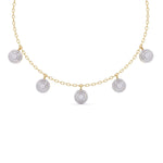Round-Laced Diamond Necklace