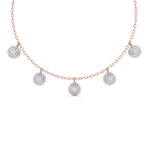Round-Laced Diamond Necklace