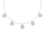 Round-Laced Diamond Necklace