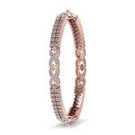 Infinity loop mystic bangle